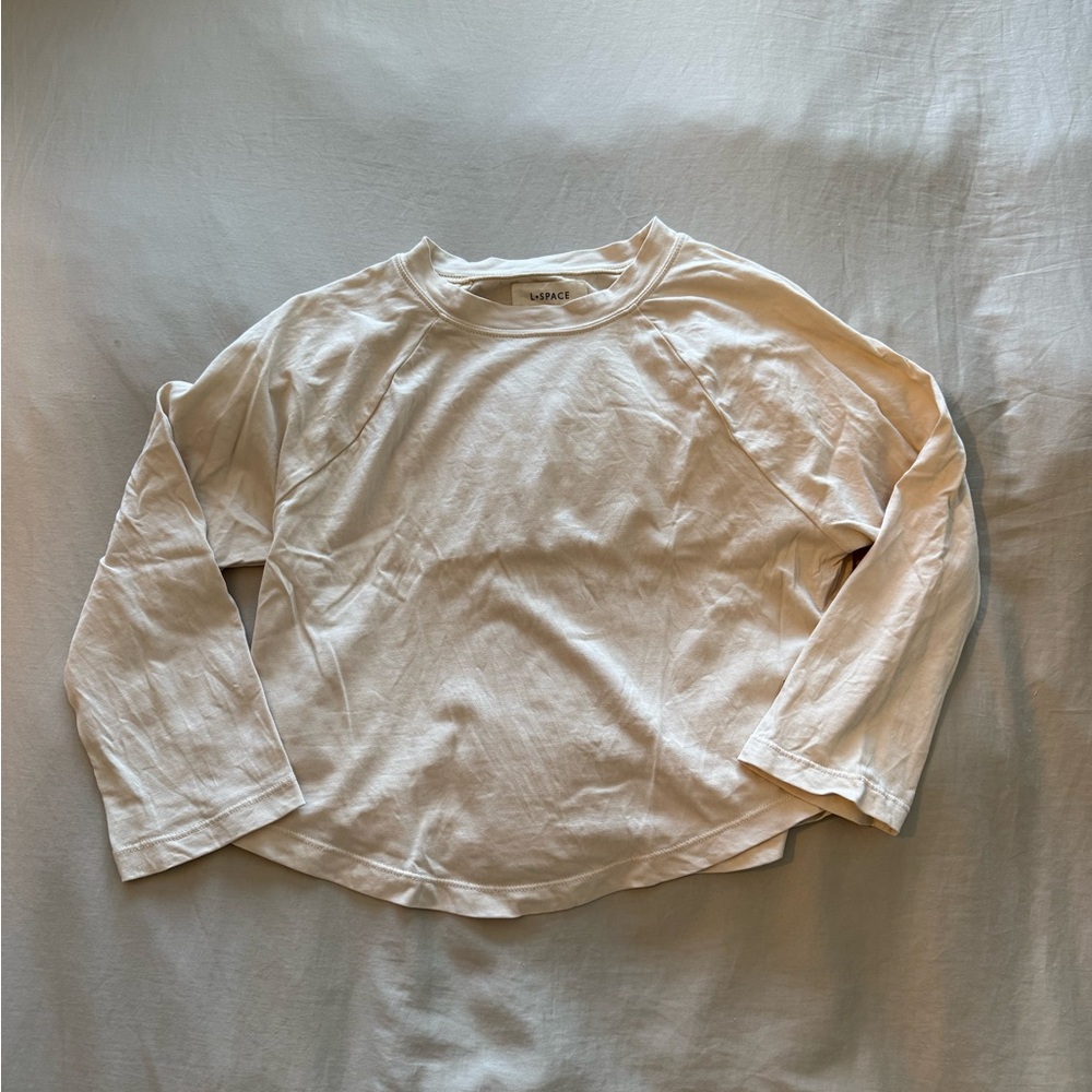 L*Space Off-White Long Sleeve Top